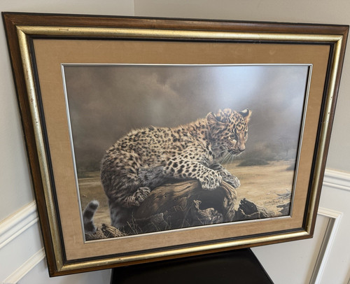 Charles frace signed leopard - charles,